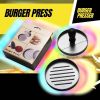 Hamburger Press Maker Nonstick Patty Mold Meat Beef Pork Lamb Veggie Aluminum Burger Press Maker for Picnic BBQ