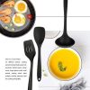 10-Piece Cooking Utensils Set Kitchen Utensil Including Silicone Spatula, Non-Stick, Non-Scratch, Cooking Utensils Set