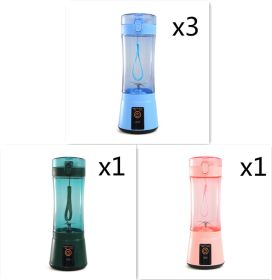 Portable Blender Portable Fruit Electric Juicing Cup Kitchen Gadgets (Option: Set48-USB)