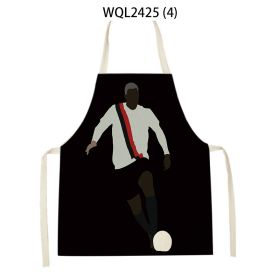 Simple Fabric Apron Kitchen Antifouling Work Clothes (Option: WQL2425 4-47 38cm)